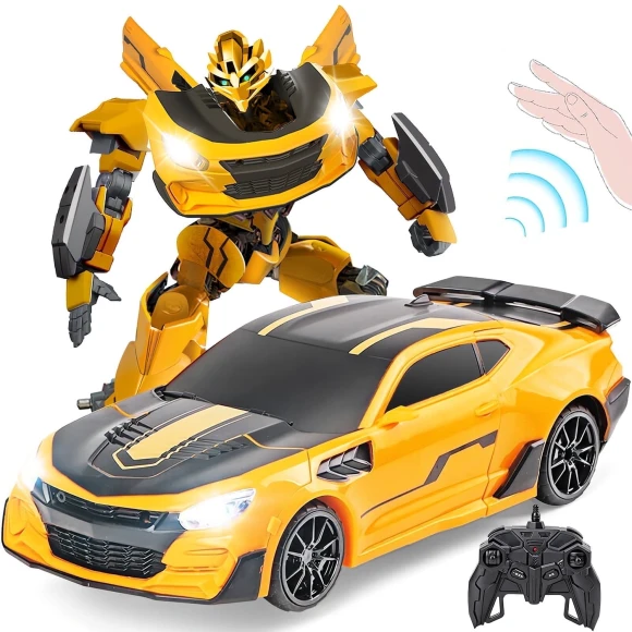 Remote Control Transforming Robot Car — Interactive Figures & Robots, JM PH