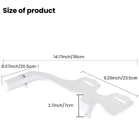 Smart Bidet Seat with Dual Nozzles — Bidets, WoW Home