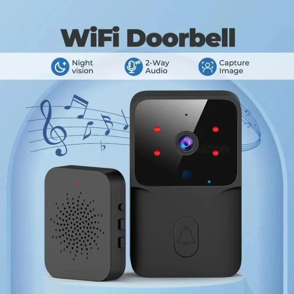 Smart Doorbell with Wireless Camera — Smart Home Security, YJMP