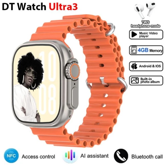 Smart Watch with AI, Amoled Display, and App Store — Smartwatches, DT