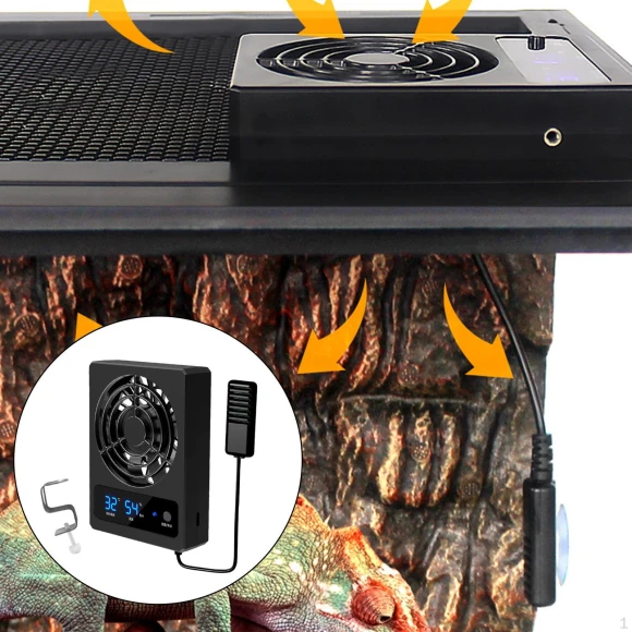 Ventilation Hygrometer with Humidity Control and High-Noise-Free Fan — Lighting, Flowers Dating