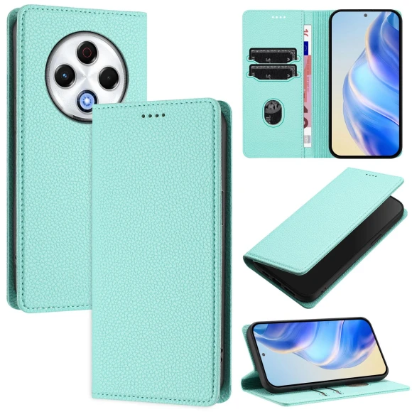 Wallet Case RFID Blocking Litchi Texture Leather Mobile Cover — Phone Accessories, Smartwatch 2025