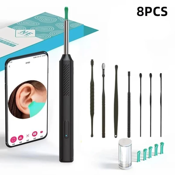 Wireless Smart Visual Wi-Fi Ear Cleaner — Otoscopes, YJMP