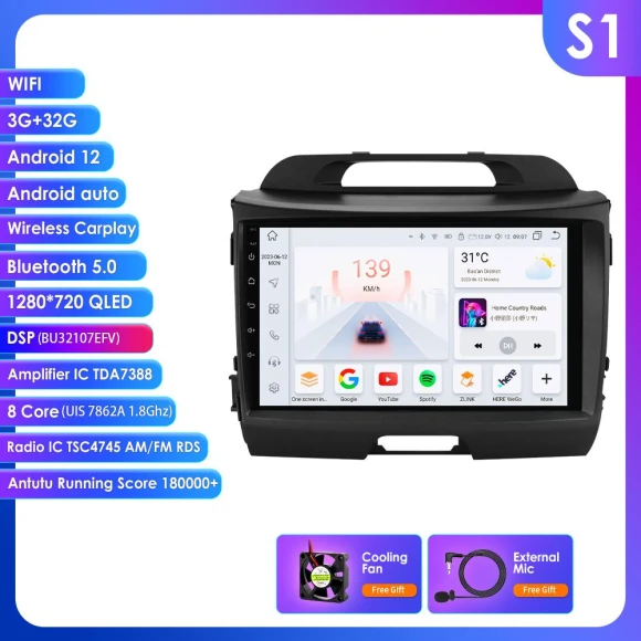 Android Car Radio with Voice Control and GPS — Car Installation Essentials, OSSURET