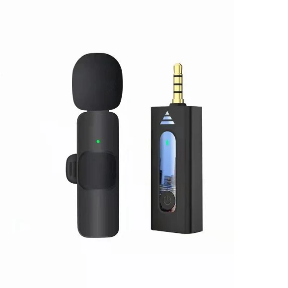 Double Wireless Bluetooth Microphone with Mount for Mobile Live Streaming — Microphones, Smarter than future