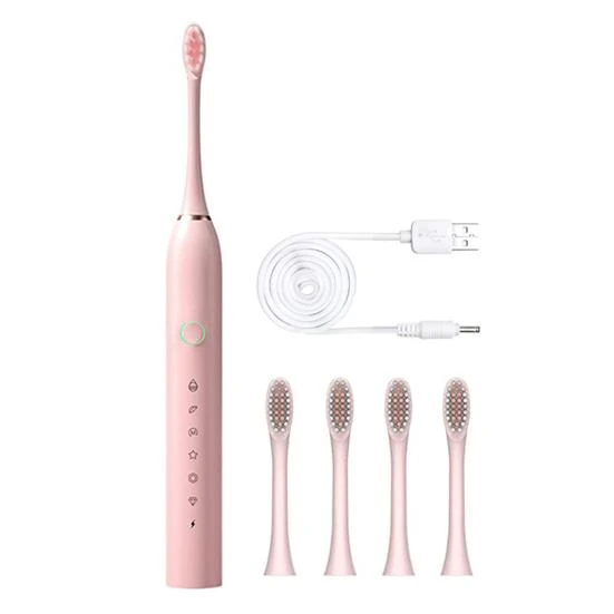 Electric Toothbrush with 4 Brush Heads — Electric Toothbrush Heads, Puntos Electronics