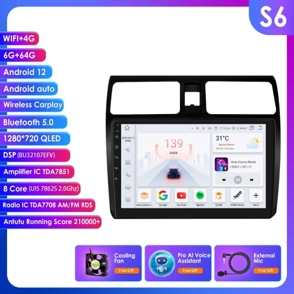 Intelligent Car Multimedia Player — In-Dash, Hizpo