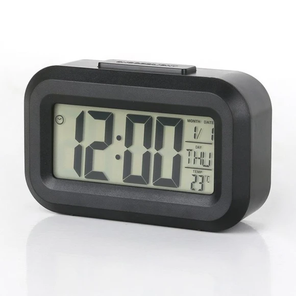 Mini Smart Alarm Clock with Temperature Display — Alarms & Clocks, KITCHEN-MALL