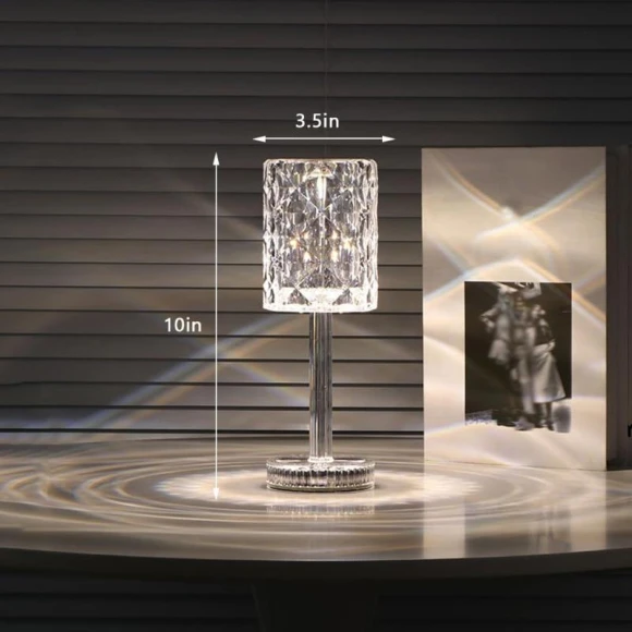 Portable Crystal LED Desk Lamp — Book Lights, LIUXING