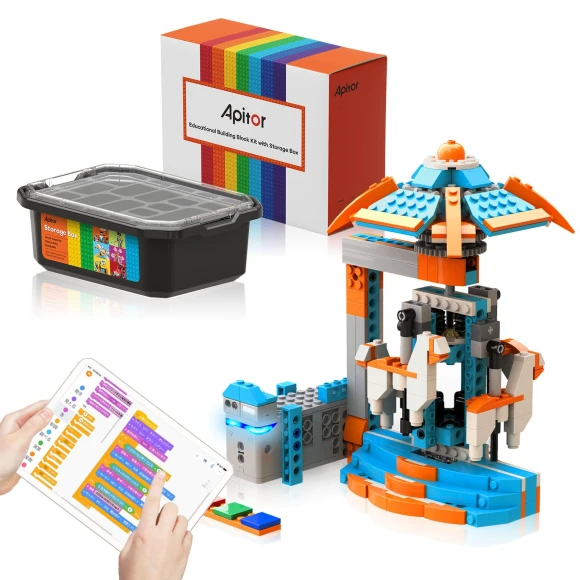 Programmable Robot Kit for Kids with Large Storage Box — Construction Kits, Apitor
