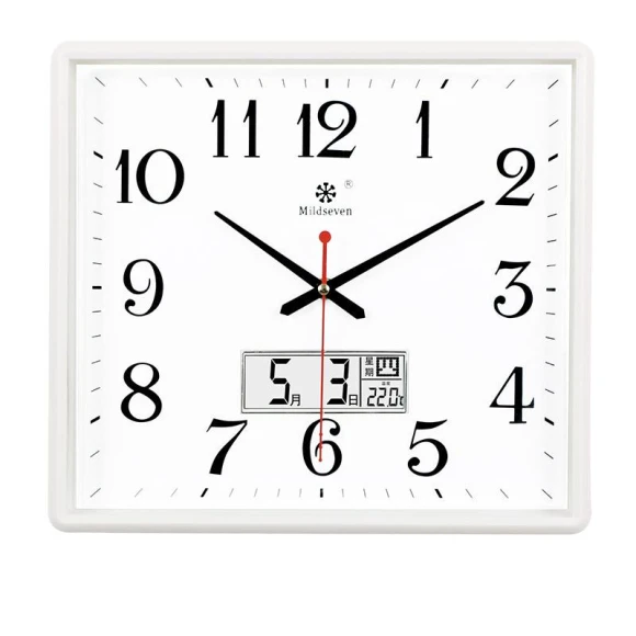Rectangular Wall Calendar Clock — Alarms & Clocks, Perfect floor mat