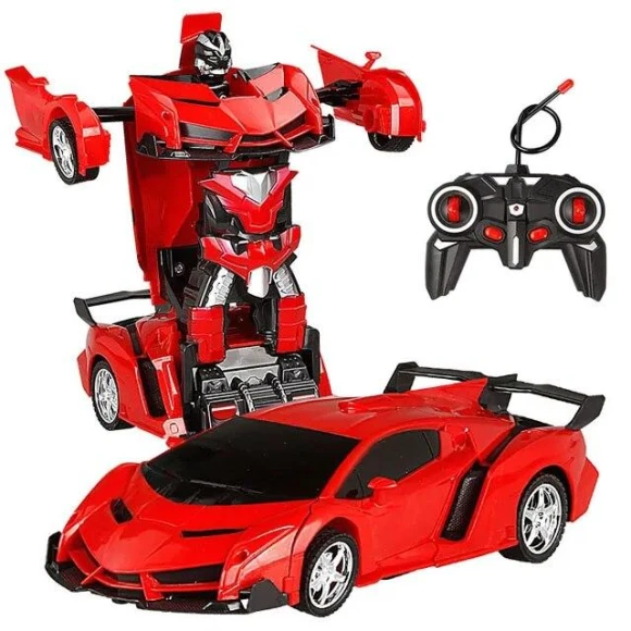 Remote Control Transformable Car Robot — Interactive Figures & Robots, Tyethy