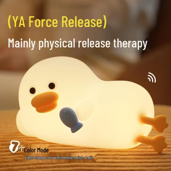 Silicone Duck Night Light with Touch Control — Creative Lighting Solutions, Chose One