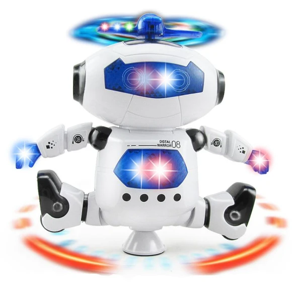 Smart Humanoid Robot Toy with Light, Sound, Music, and Walking Features — Interactive Figures & Robots, Binchi Outdoor Equipment