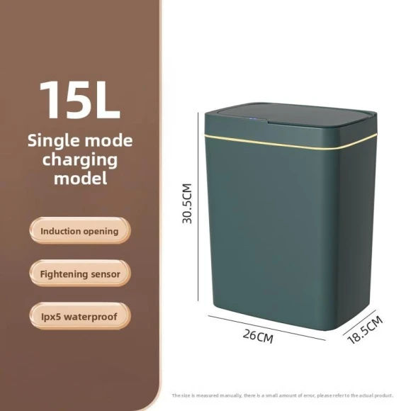 Smart Touchless Trash Can with Automatic Lid and Bagging — Kitchen Cans, StellarSips