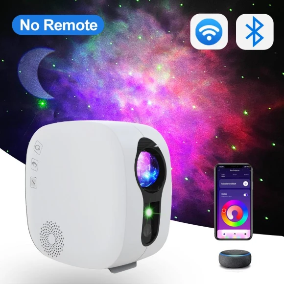 Smart WiFi Starry Sky Projector LED Night Light — Lighting Solutions, COOKING-MALL