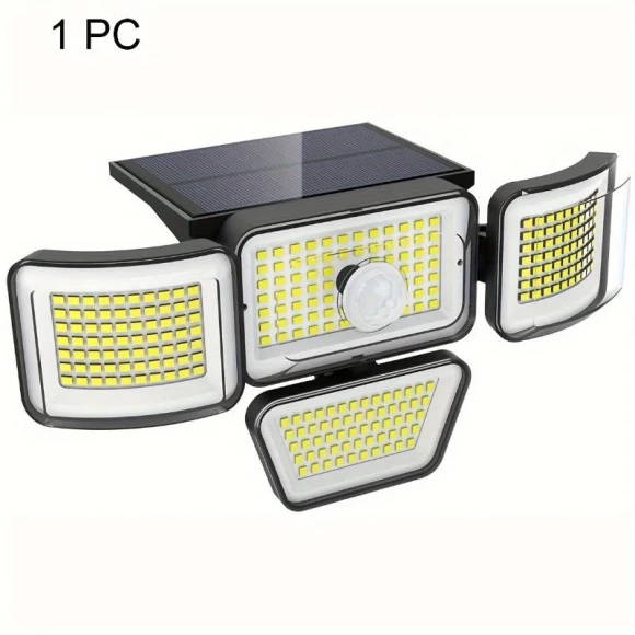 Solar Motion Sensor Outdoor Wall Lamp — Outdoor Security & Flood Lighting, Smart Solar