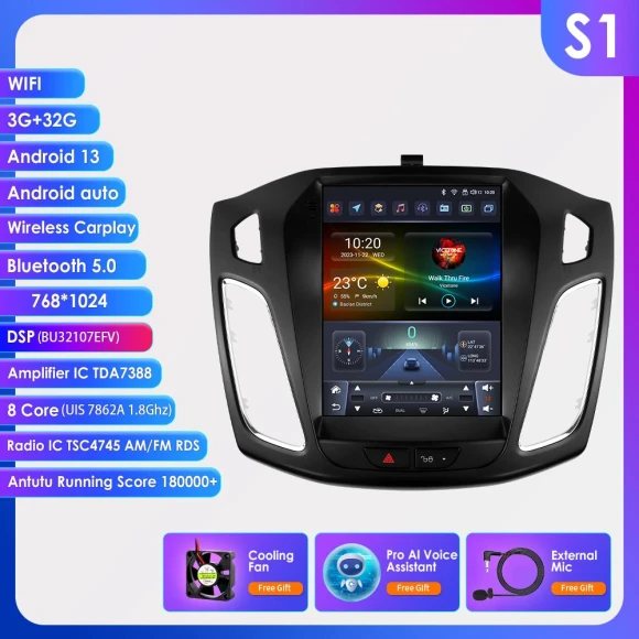 Tesla Style Car Multimedia System — In-Dash, OSSURET