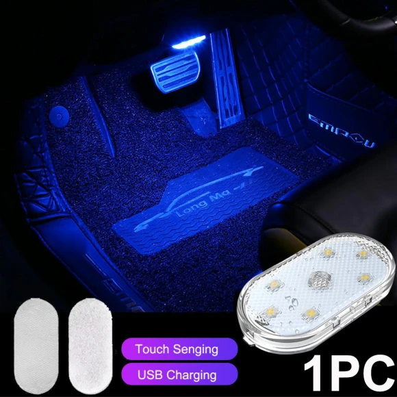 Touch-sensitive LED car dome light — Light Kit, QLY