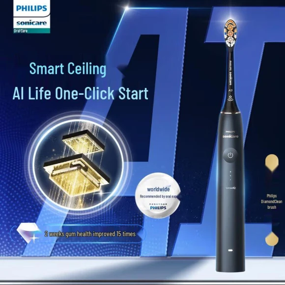 DiamondClean Smart AI Electric Toothbrush — Rotating Electric Toothbrushes, Philips