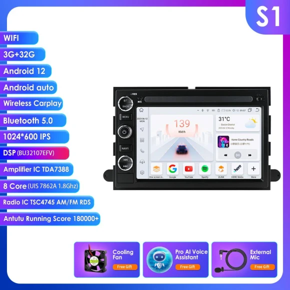 Intelligent 2din Android Car Stereo — In-Dash, Hizpo