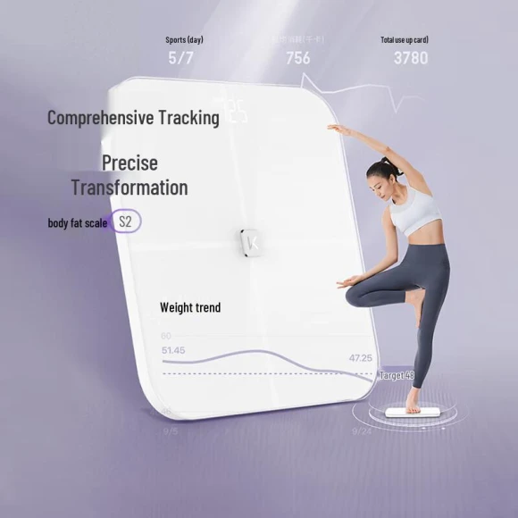 Smart Body Fat Scale — Body Composition Analysis, Keep