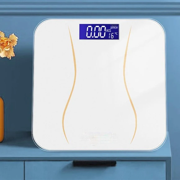 Smart Rechargeable Glass Body Weight Scale — Weight Management Tools, BORO