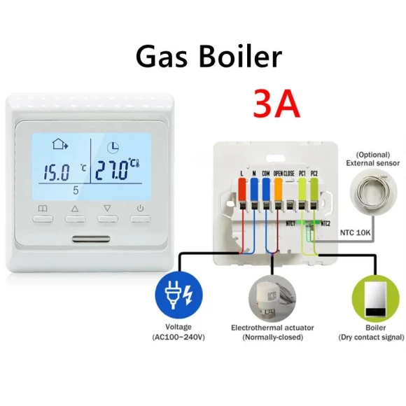 WiFi Programmable Thermostat for Electric Floor Heating — Smart Climate Control, Build My Home