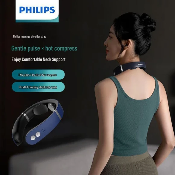 Smart Dual-Frequency Pulse Neck Massager — Back Relief Solutions, Philips