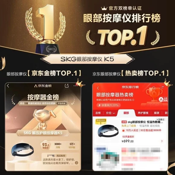 Smart Eye Massager with Heat and Bluetooth — Rollers & Pens, SKG