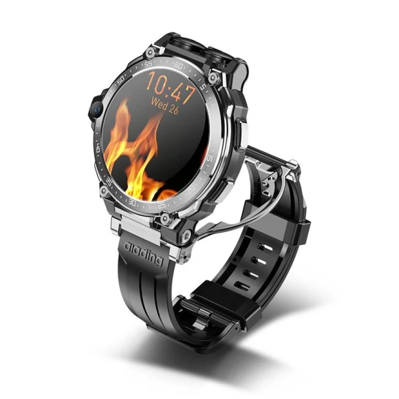 4G Smartwatch with GPS, Wi-Fi, SOS, HD Video Calling, and TWS Headset Support — Mobile Devices & Accessories, ESSAGER