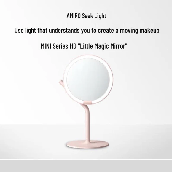 HD LED Smart Portable Makeup Mirror — Compact & Travel, AMIRO