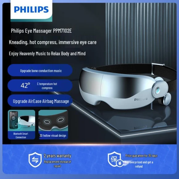 Smart Eye Massager with Bone Conduction Music — Rollers & Pens, Philips