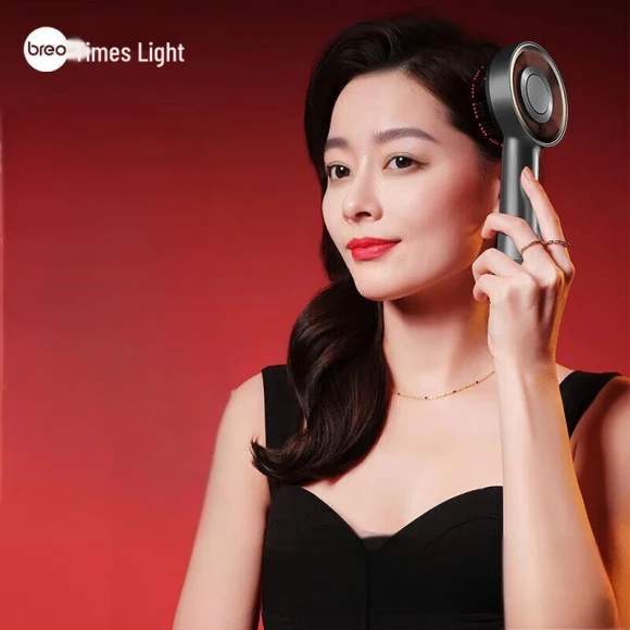 Smart Scalp Massager with Red Light Therapy — Head Relaxation Tools, Breo