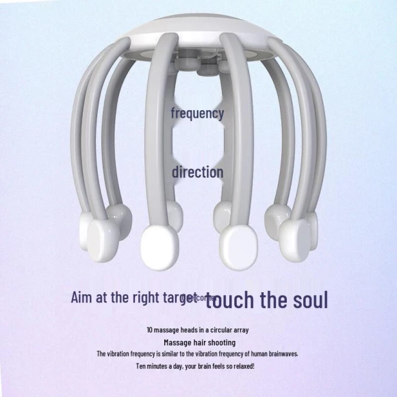 Smart Wireless Head Massager — Head Relaxation Tools, Hozheng