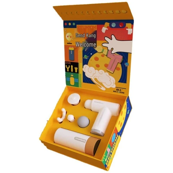 Wellness Gift Set with Fascia Gun and Smart Thermos Cup — Back Relief Solutions, Hezheng