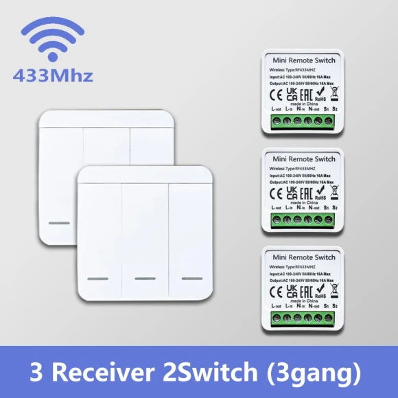 Wireless Relay Switch Receiver — Remote Triggers, saimili