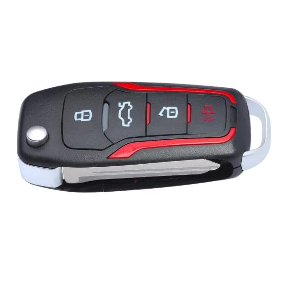 315 MHz 4-Button Auto Smart Remote Control Folding Key Fob — Keyless Entry, Car life