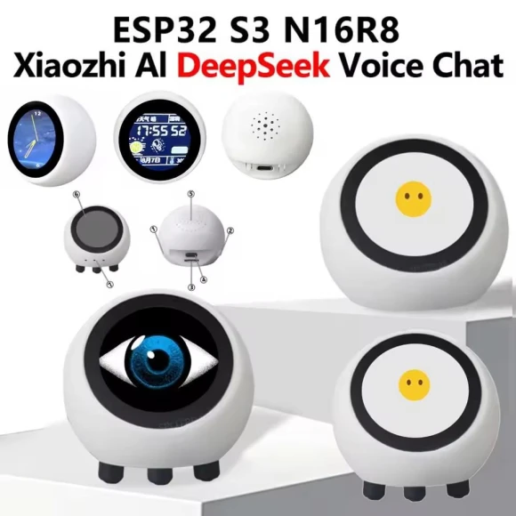 AI Voice Chat Robot with 1.28-inch LCD Display — Single Board PCs, XuYiEC
