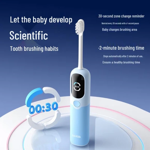 Kids Smart Electric Toothbrush with Visual Screen — Kids' Electric Toothbrushes, BAIR