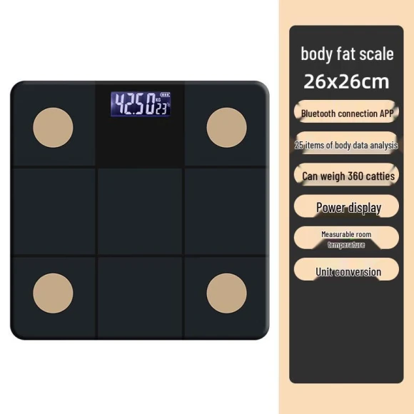 Smart Bluetooth Body Fat Scale — Body Composition Analysis, ACVER