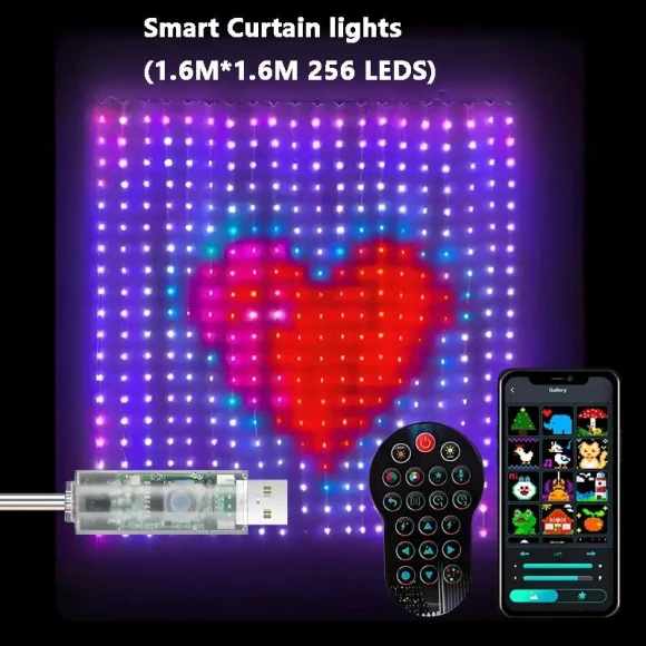 Smart Curtain Lights — String Lights, MIMIRGB