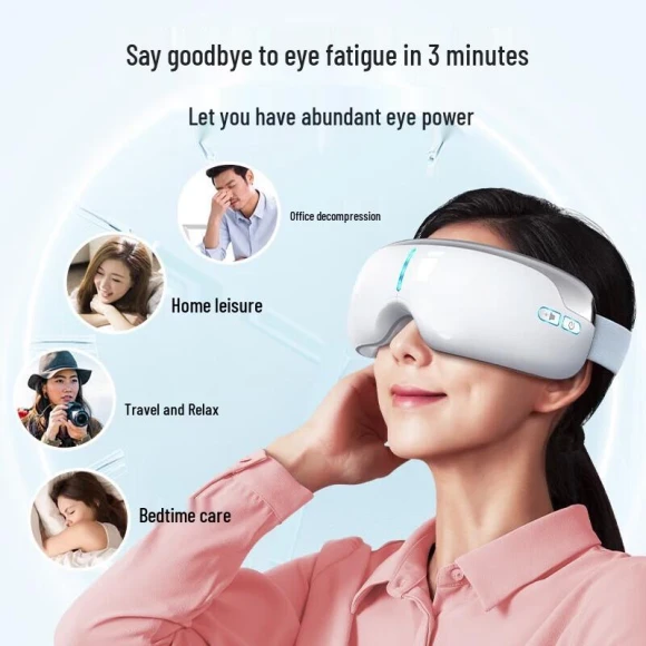 Smart Eye Massager with Heat and Bluetooth — Pillows, Konka