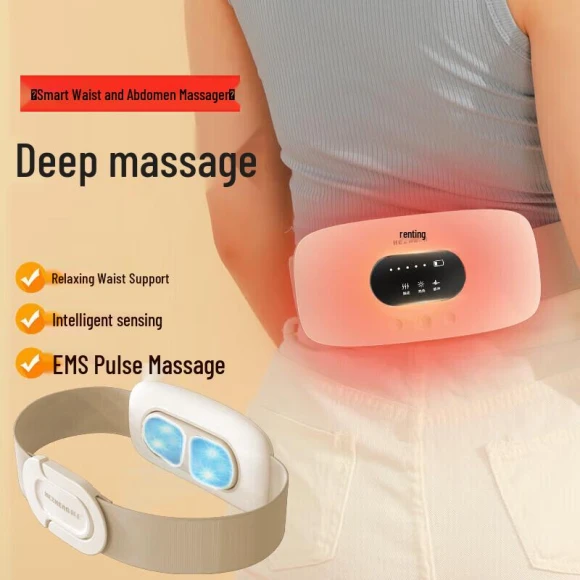Smart Waist and Abdominal Massager with Heat — Rehabilitation & Therapy Equipment, Hezheng