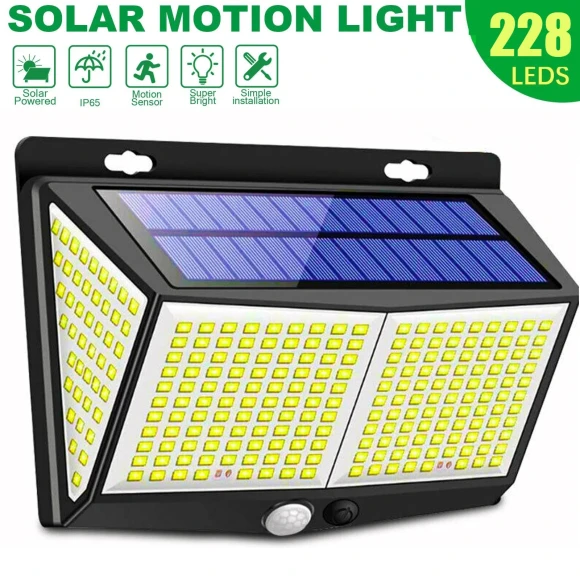 Solar Sensor Lights with PIR Motion Sensor — Outdoor Security & Flood Lighting, Outdoor lighting