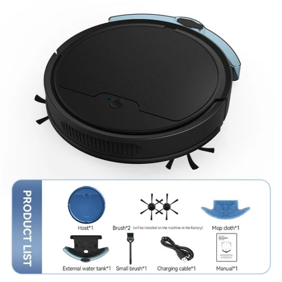 3-in-1 Wireless Sweeping and Cleaning Vacuum — Robot Vacuum, Essager Electronic
