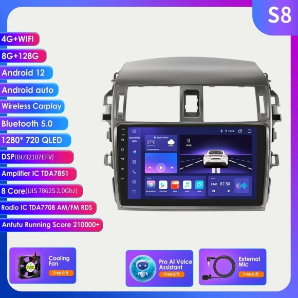 Car Stereo with GPS and Multimedia Video Player — In-Dash, Hizpo