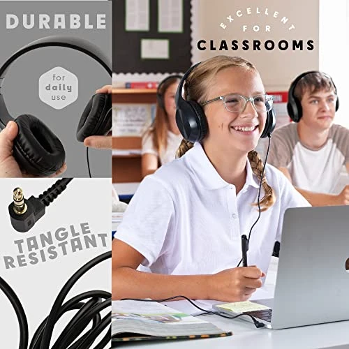 Classroom Headphones Bulk Pack — In-Ear Headphones, Sonitum