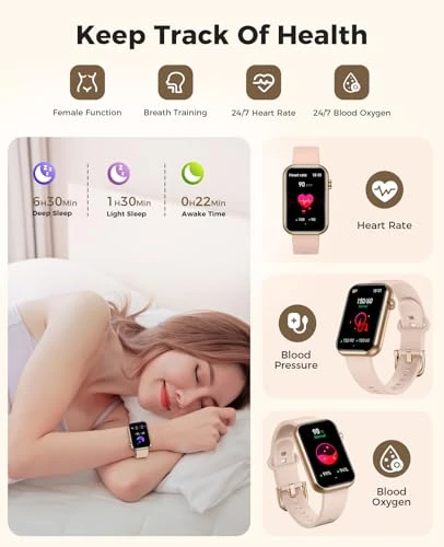 Fitness Tracker Smart Watch — Smartwatches, EGQINR