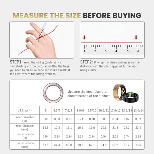 Health Fitness Tracker Smart Ring — Smart Rings, Oucscru